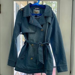 Tommy Hilfiger chambray girls trenchcoat